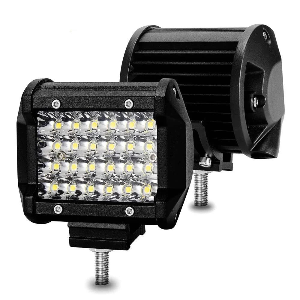 72W 4-Row LED Strip Light for Off-Road Vehicles – Ultra-Bright Highlighting Beads, Waterproof, Shockproof | Jeep, SUV, Truck Modification – UAE Edition