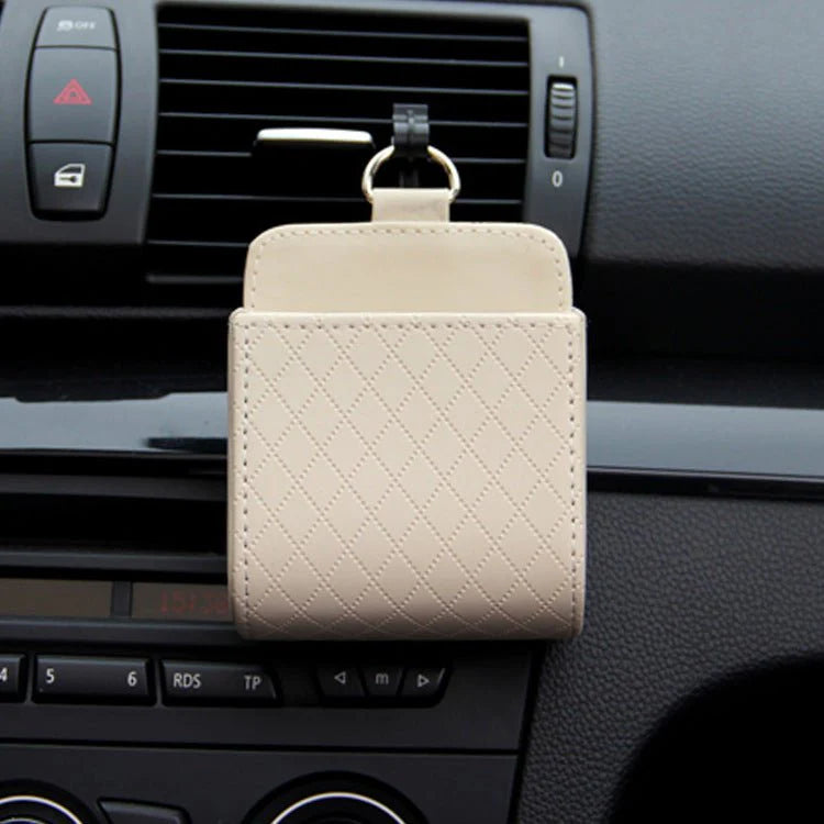 Car Air Vent Mini Storage Box – Compact Organizer for Keys, Coins, Cards & More | Universal Clip-On Dashboard Accessory (UAE Edition)