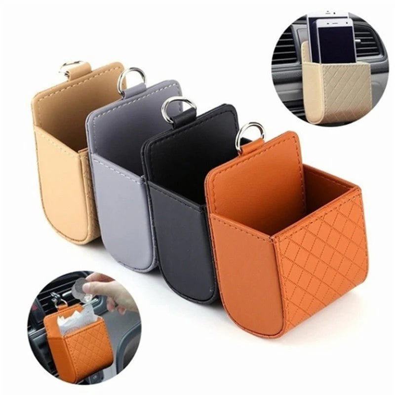 Car Air Vent Mini Storage Box – Compact Organizer for Keys, Coins, Cards & More | Universal Clip-On Dashboard Accessory (UAE Edition)