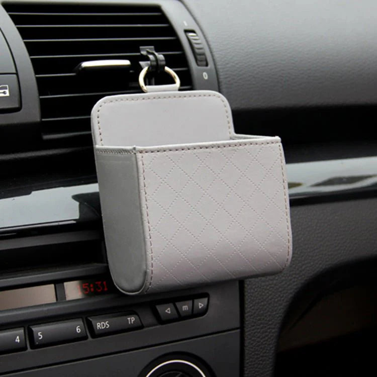 Car Air Vent Mini Storage Box – Compact Organizer for Keys, Coins, Cards & More | Universal Clip-On Dashboard Accessory (UAE Edition)