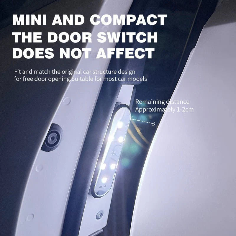LED Car Door Warning Light – Anti-Collision Safety Light for Car Doors | Wireless, Waterproof, Motion Sensor Activated – UAE Safety Accessory