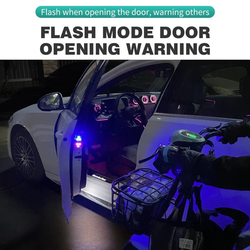 LED Car Door Warning Light – Anti-Collision Safety Light for Car Doors | Wireless, Waterproof, Motion Sensor Activated – UAE Safety Accessory