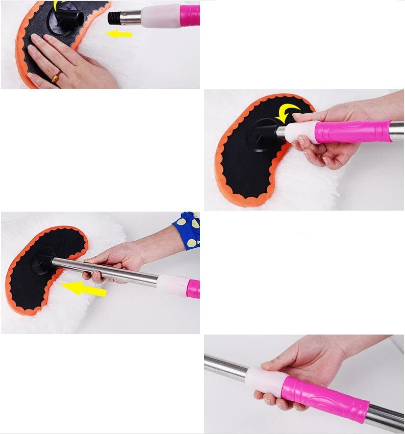 Premium Car Wash Brush – Soft Bristle Cleaning Tool with Long Handle for Scratch-Free Exterior & Tire Cleaning (UAE Edition)