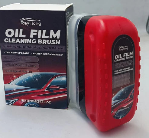 Glass Cleaning Board for Cars – Streak-Free Windshield & Window Cleaner Tool with Handle for Interior & Exterior