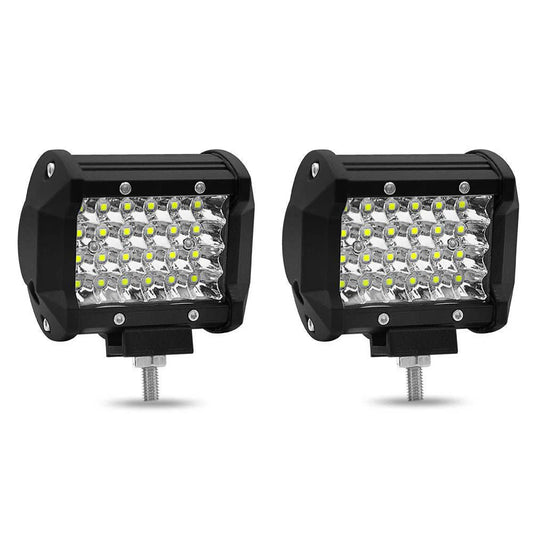 72W 4-Row LED Strip Light for Off-Road Vehicles – Ultra-Bright Highlighting Beads, Waterproof, Shockproof | Jeep, SUV, Truck Modification – UAE Edition