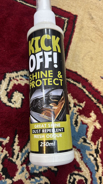 KICK OFF! Shine & Protect – Advanced Car Polish & Paint Sealant (250ml) | Long-Lasting Gloss & UV Protection for Car Exterior