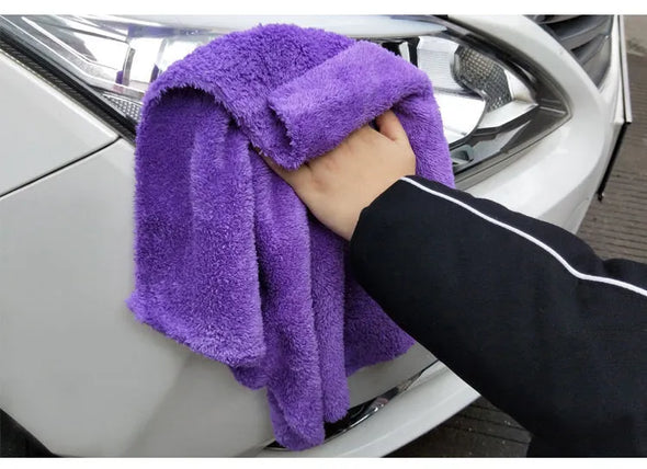 Premium Microfiber Car Cleaning Towel | Super Soft, Scratch-Free & Highly Absorbent Car Wash Cloth for Polishing, Drying & Dusting