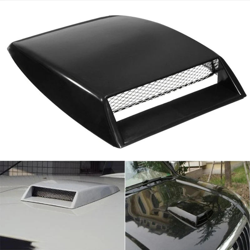 Car Decorative Air Vent Hood – Universal Simulation Air Intake Scoop for Car Bonnet & Hood Styling | Sporty Look, Easy Install – UAE Car Mod Upgrade
