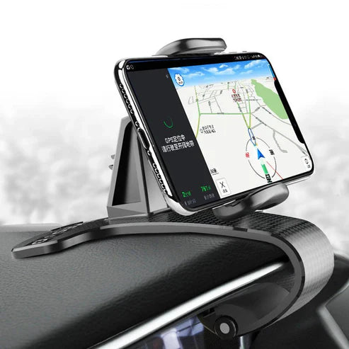 360° Adjustable Car Phone Stand – Universal Dashboard & Windshield Mount | Strong Grip, Rotatable Holder for All Smartphones – UAE Compatible