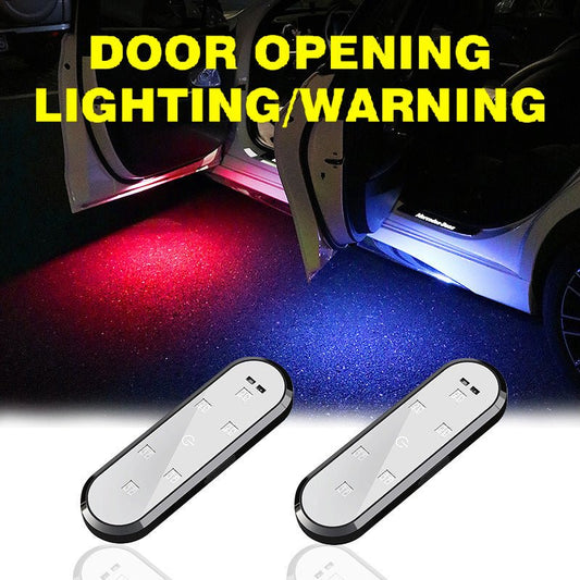 LED Car Door Warning Light – Anti-Collision Safety Light for Car Doors | Wireless, Waterproof, Motion Sensor Activated – UAE Safety Accessory
