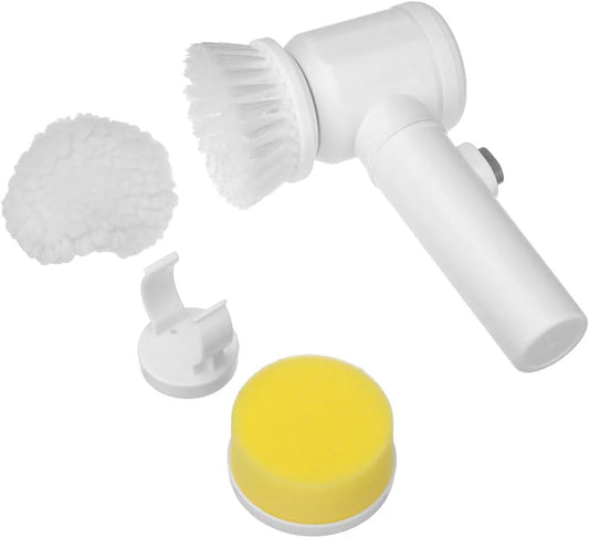 5-in-1 Cleaning Magic Electric Brush for Car Detailing – Wireless, Rechargeable, Multi-Surface Cleaning Tool for Interior & Exterior