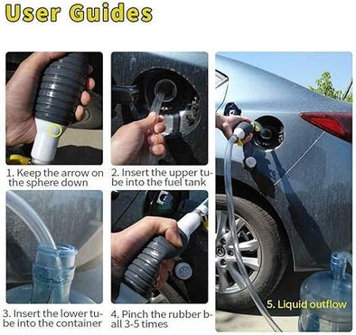 (2 Meter) Multipurpose Liquid Transfer Pump | Portable Manual Hand Pump for Oil, Water & Fuel – Easy Fluid Transfer for Cars, Bikes & Home Use