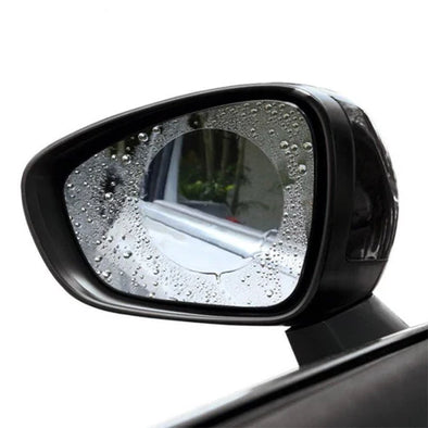 Waterproof Rearview Mirror Film for Cars – Anti-Fog, Anti-Glare, Rainproof Protective Film | Universal Fit, Clear Driving Vision – UAE Car Safety Must-Have